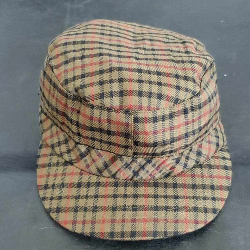 San Diego Hat Co. Khaki Wool Plaid Baseball Hat